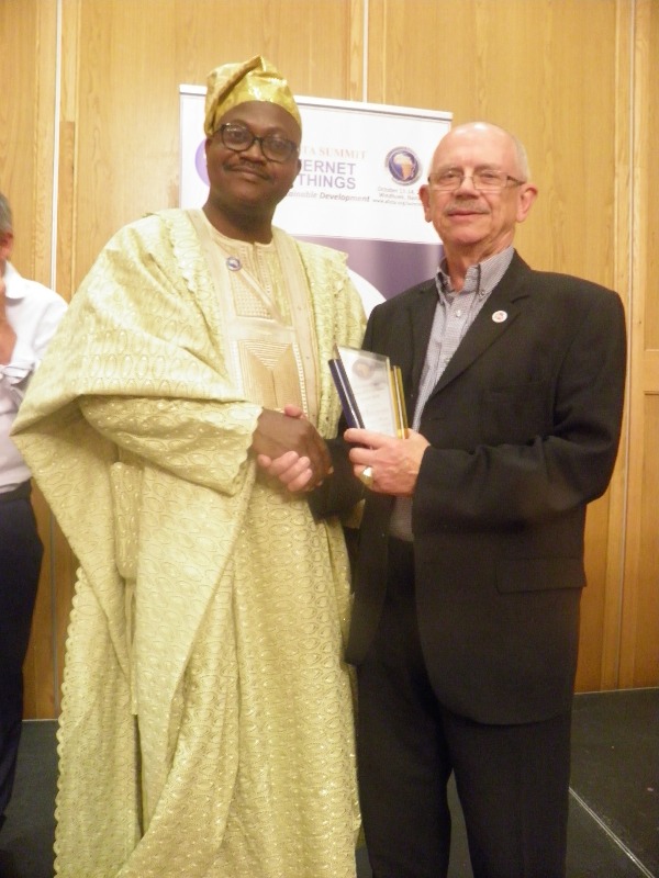 Adrian Picking-up Ranka Jovanovic's Champion Award