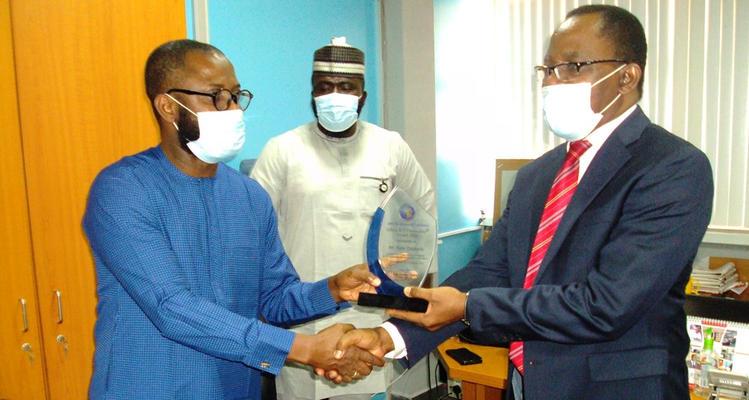 Africa ICT Personality Award 2020 Presentation to Mr. Kola Okunola